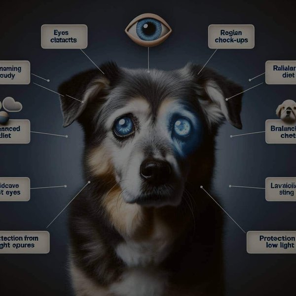 Quels sont les signes de l'apparition de la cataracte chez un vieux chien et comment la prévenir?